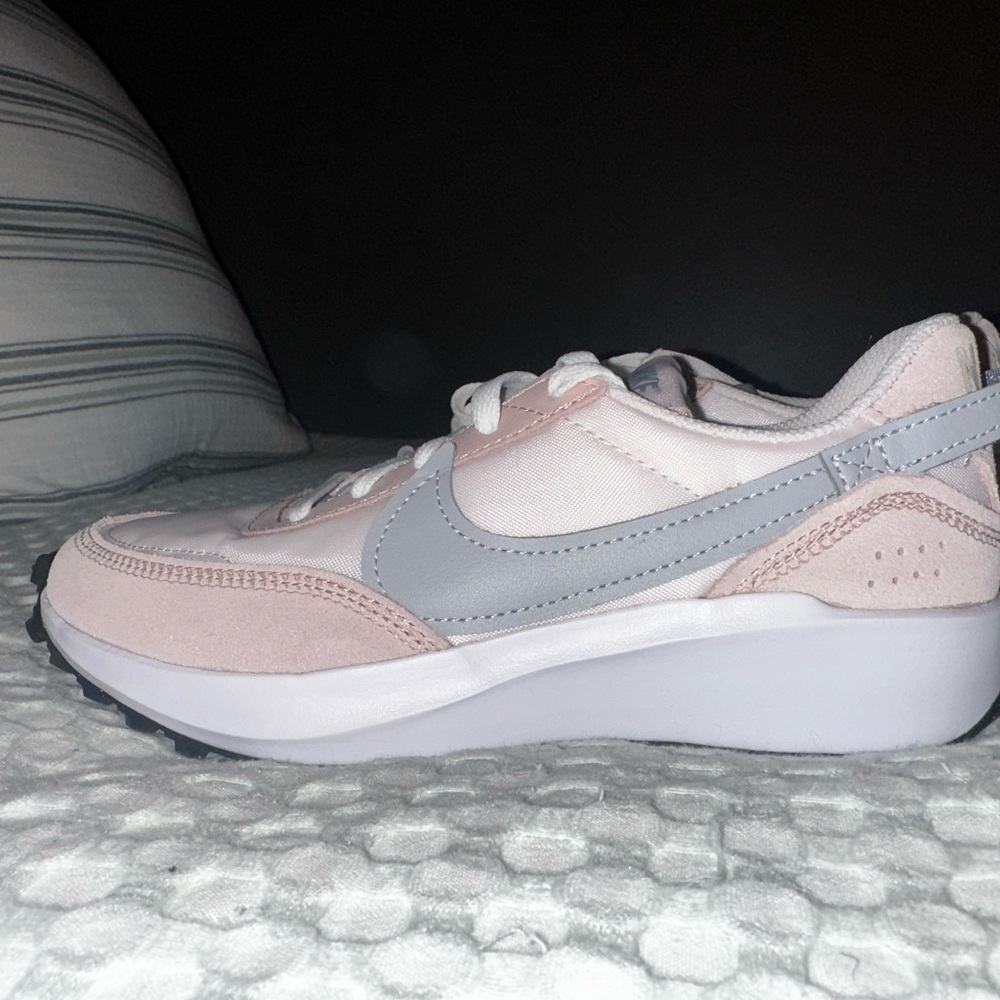 Nike Women's Pink and Gray Sneakers